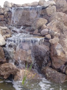 Water Feature with three falls