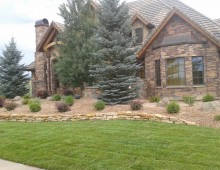 Lawn, Planting, And Masonry work in The Bridges