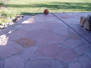 Flagstone patio
