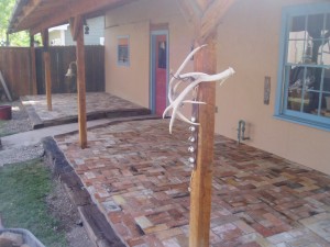 Rustic Fire Brick Patio