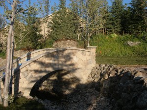 Bridge over stream