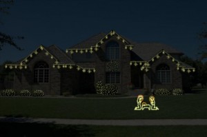 We can design and install your holiday lighting as well!